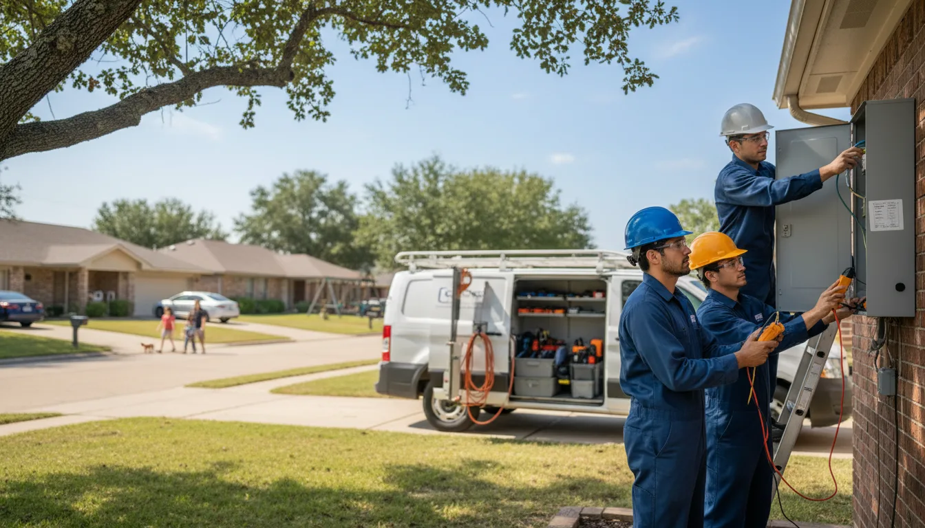 Certified electrician providing emergency electrical services in Laredo, TX